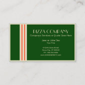 retro pizza visitekaartje (Achterkant)