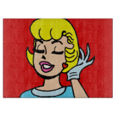 Rétro planche à découper de beauté de présentation (Devant)