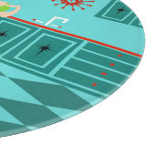 Rétro planche à découper de cuisine (Coin)