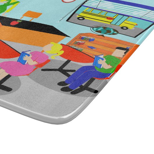 Rétro planche à découper de professeur (Coin)