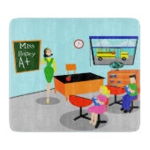 Rétro planche à découper de professeur (Devant)