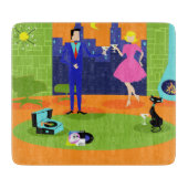 Rétro planche à découper romantique de couples de (Devant)