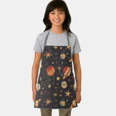 Retro Planet Space Thema Schort (Insitu)