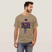 Retro Player Streamer Arcade Colors T-shirt (Voorkant volledig)