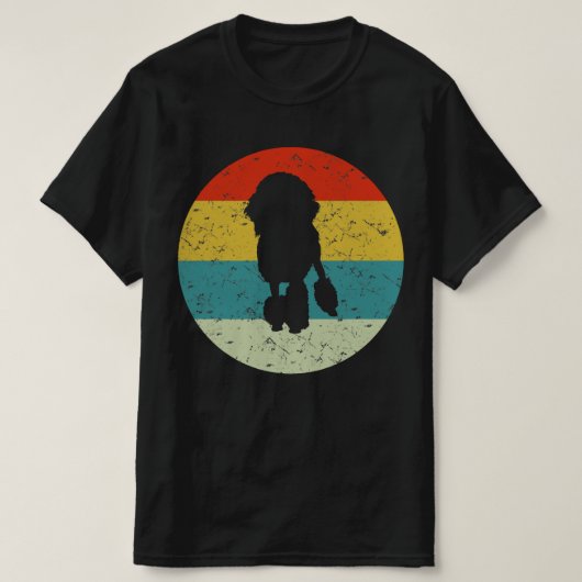 retro poddle t-shirt (Design voorkant)