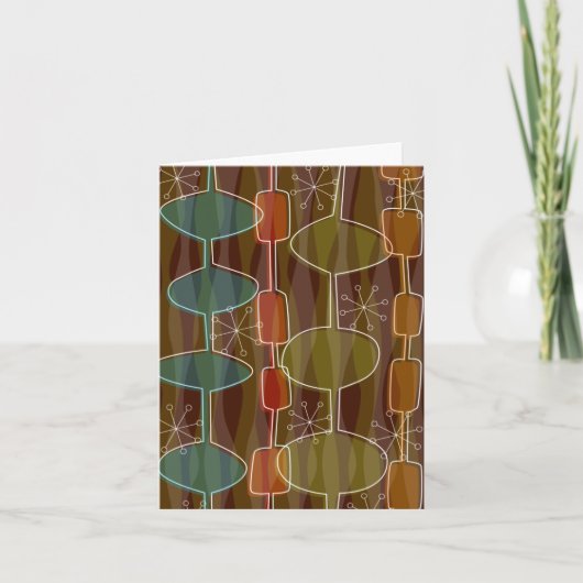 Retro Pods Note Card Bedankkaart (Voorkant)