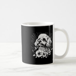 Retro poedel Hondenliefhebber Tattoo stijl Koffiemok