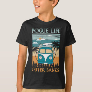 Retro  Pogue Life Buiten banken T-shirt