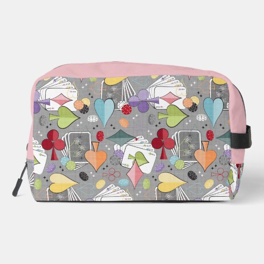 Retro Poker Toilettasje (Achterkant)