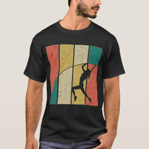 Retro Pole Vaulting Girl Pole Vaulter T-shirt