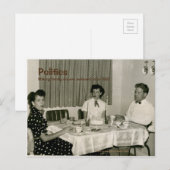 Retro Politiek Briefkaart (Voorkant / Achterkant)