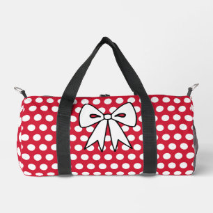 Retro Polka Dot Duffel Bag Gift Plunjezak