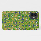 Retro Polka Dot Mosaic Pattern #2 Case-Mate iPhone Case (Achterkant (horizontaal))