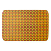 Retro Polka Dot Pattern 60s 70s Funky Badmat (Voorkant)
