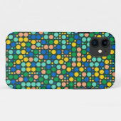 Retro Polka Dots | Geel groen blauw Case-Mate iPhone Case (Achterkant (horizontaal))