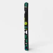 Retro Polka Dots | Geel groen wit Case-Mate iPhone Case (Achterkant/links)