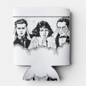 Retro Polyamory - Drievoudig - Spoelen - Triad Blikjeskoeler (Achterkant)