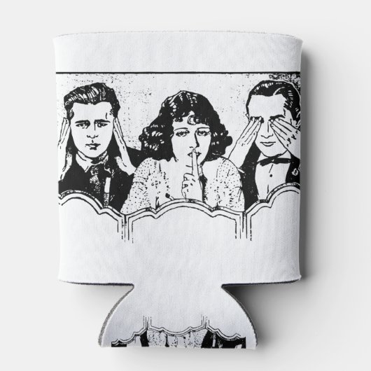 Retro Polyamory - Drievoudig - Spoelen - Triad Blikjeskoeler (Achterkant)