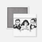 Retro Polyamory - Drievoudig - Spoelen - Triad Magneet (Voorkant / Achterkant)