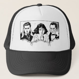 Retro Polyamory - Drievoudig - Spoelen - Triad Trucker Pet