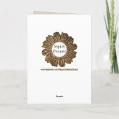 Retro Pommerse Verjaardag Kaart (Achterkant)