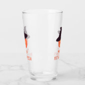 Retro pompoen "Happy Halloween" Glass –  Glas (Links)