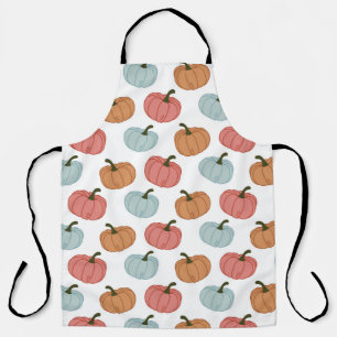 Retro Pompoen Thanksgiving Naadloos Patroon Schort