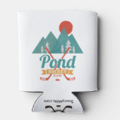 Retro Pond Hockey Blikjeskoeler (Achterkant)