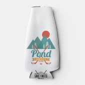 Retro Pond Hockey Flesjeskoeler (Voorkant)