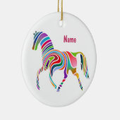 Retro Pony Keramisch Ornament (Rechts)