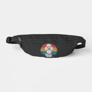 Retro Poodelliefhebber Honden Cadeaus voor Poodle- Heuptasje