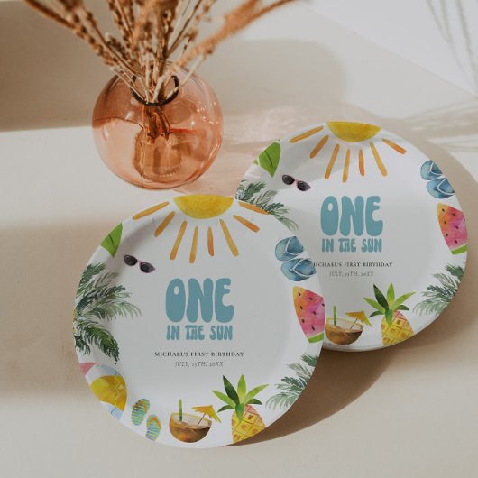 Retro Pool Party Papieren Bordje