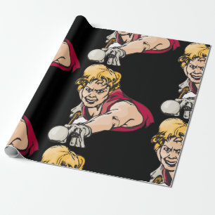 Retro Pool Speler Biljart Sport Cadeaupapier