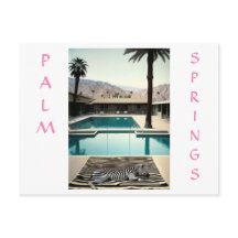 Retro Poolside Zebra Theme Vakantie Personaliseren