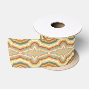 Retro Pop Art Abstract Geometrisch Golfpatroon Lint