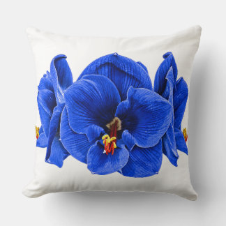 Retro Pop Art Amaryllis – Turquoise Kussenhoes Kussen