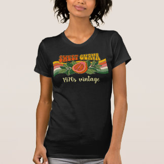 Retro Pop Art Botanische Trui uit de Jaren 70 Vint T-shirt