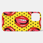Retro Pop Art: Cartoon Patch Badges Case-Mate iPhone Case (Achterkant (horizontaal))