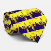 Retro Pop Art Comic New York City Stropdas (Opgerold)