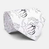 Retro Pop Art Comic Smash Sketch Cravate (Roulé)