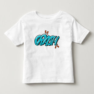 Retro Pop Art CRASH Graffiti Lettering Kinder Shirts