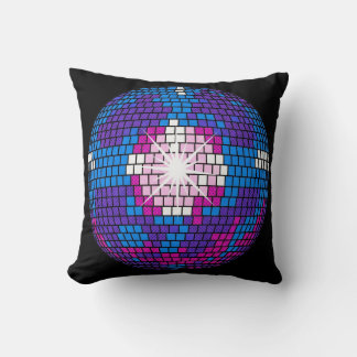 Retro Pop Art Geometrische Gespiegelde Discobal Kussen