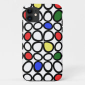 Retro Pop Art Kleurrijke Telefoonhoes Case-Mate iPhone Case (Achterkant)