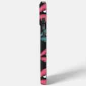 Retro Pop Art Lippen en Harten Case-Mate iPhone Case (Achterkant / Links)