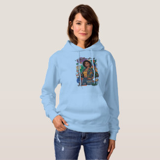 Retro Pop Art Meisje "You Go Girl" Hoodie