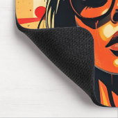 Retro Pop Art Muismat (Hoek)