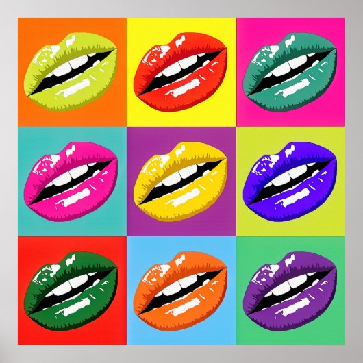 Retro  Pop Art Poster (Voorkant)
