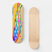 Retro POP ART SKATEBOARD (Voorkant)