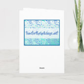 Retro Pop Art style Birthday Kaart (Achterkant)