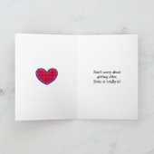 Retro Pop Art style Birthday Kaart (Binnen)